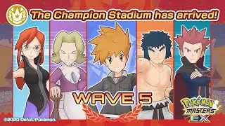 [Pokemon Masters EX] Champion Stadium - Hard Lv. 1 (Wave 5)
