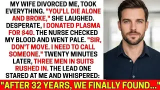 💔 My Wife Divorced Me, Took Everything. Then a $40 Plasma Donation Changed My Life Forever