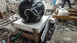 black granite kugel ball
