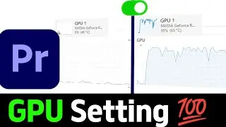 Premiere Pro Best GPU Setting for 2024 | GPU not working in premiere pro