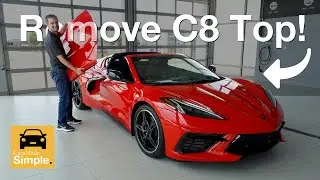 How To: Remove Corvette C8 Top and Store in Trunk