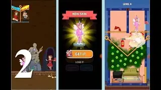 Pull the pin 2 pull him out - Gameplay Walkthrough Part 2 - Level 6-10 (iOS, Android)
