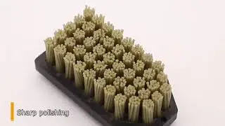 Diamond abrasive fickert brushes for polishing granite,artificial quartz,terrazzo slabs.