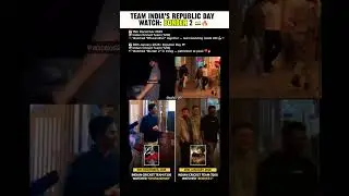 Team India&rsquo;s Republic Day Watch: Border 2 🇮🇳🔥 | Unity Beyond Cricket #shortfeed