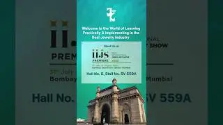 Kickstart Your Jewelry Career at IIJS Premiere 2025  |  J K Diamonds Institute #shorts