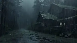 Heavy Rain in the Forest | Relaxing Storm Sounds to Deep Calm, Relaxation and Peaceful Sleep