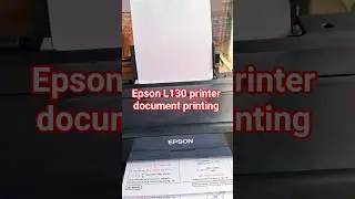 Epson l130 printer document printing || Epson printer || Best printer for Cyber Cafe #epsonprinter