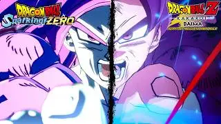 Dragon Ball Sparking Zero VS Kakarot DAIMA-Gokus Super Saiyan 4 Skills & Ultimate Attacks Comparison