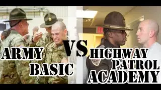 ARMY Basic Training VS Highway Patrol Academy | Which is more difficult | Real Police Vlogs