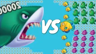 Eat Fish Io || Mini Gameplay || Fishdom Gameplay || aquarium Save The Fish Mini games || V0007