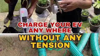 How To Charge Nexon EV With Extension & Earthing | Random Ev Gyaan