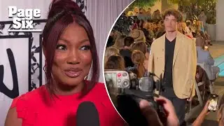 &lsquo;Nervous&rsquo; Garcelle Beauvais&rsquo; son Jaid, 16, makes runway debut at Sutton Stracke&rsquo;s fashion show