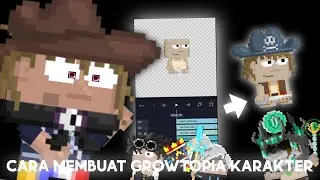 Cara Membuat Karakter Growtopia Animation | Growtopia Tutorial