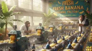 the fresh banana🍌🍌 organic factory|| this best banana factory/animals