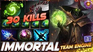 RUBICK 30 FRAGS TEAM ENGINE - Dota 2 Pro Gameplay [Watch & Learn]