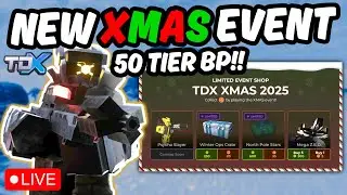 TDX CHRISTMAS EVENT UPDATE LIVE (MAN VS STEEL) | ROBLOX
