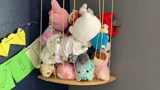Stuffed Animal Storage Wood Hanging Toy Organizer