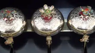Antique Scottish Music: Antique Cylinder Music Box with Bells