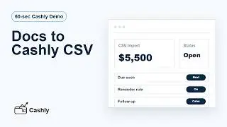 Google docs to cashly csv