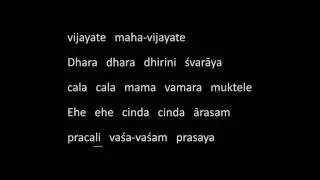 Great Compassion Mantra in Sanskrit