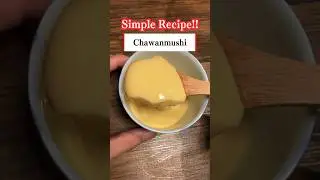 Simple Chawanmushi Recipe!! #japanesefood #omakase #chawanmushi #shorts