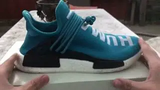 Pharrell x NMD Blue &ldquo; Human Race &ldquo; Review !