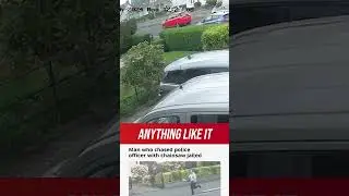 Chainsaw-wielding man jailed after chasing officer | LBC