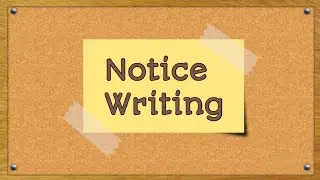 Notice Writing ICSE