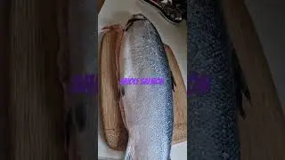 Whole Fresh Samon #shortsvideo #salmon #freshsamon #food