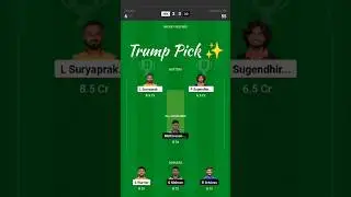 #TNPL match Prediction C/vc, Trump cards, Small league