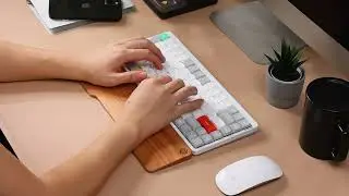 NuPhy Air75 V2 Typing Sound Test - Gateron Red 2.0 / Blue 2.0 / Brown 2.0