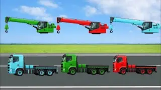 Correctly Matching Mini Excavator Bucket Correctly Matching Crane Hook Toys Kids 