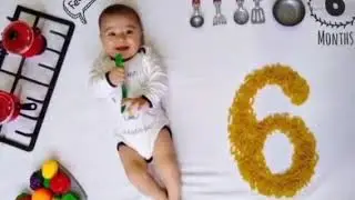 6 months baby photoshoot ideas at home | Baby photoshoot ideas