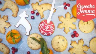 Christmas Cranberry & Clementine Cut-Out Cookies | Cupcake Jemma