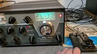 Drake TR-4C HF CW/SSB Transceiver Transmit Test