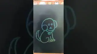 Dog drawing from magic slate | Drawing for kids #shortsfeed #drawings