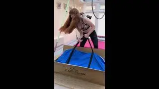 ❤️ GYMNAST KARINA : BOX OPENING : AIRTRACK FROM CANNONS UK FACTORY