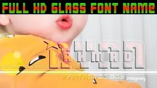 New glass font editing 2021  double Name and colour   In | Android Using  | Pixellab and Pc cc |