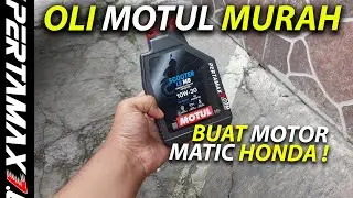 REVIEW Botol Oli Motul Scooter LE MB 10W-30 Label Baru Harga Murah Buat Matic Honda Apa?  #motul