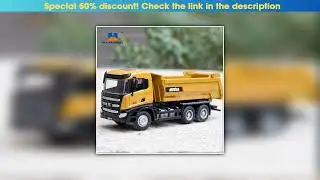 Best Seller 1:50 Huina Toy Alloy Car Model Simulation Crane Loader Dumper Truck Engineering Vehicle