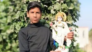 Finally Idol(murti) me paint 🎨 ka kam ho gaya😌