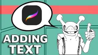 How To Add Text In Procreate (Manga/Comics)
