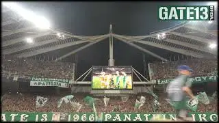 65.000 Panathinaikos fans chanting 