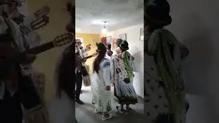 Grupo Los Mezcladitos Pitana de Cangahua Julio 2023 entrega de rama de gallo