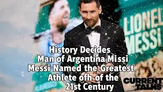 Man of ARGENTINA Lionel Messi Athlete of the 21st Century |a global sports icon beyond comparison