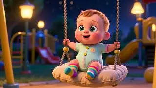 Evening Park Play 🌳🌇 | Kids Outdoor Learning & Fun | Preschool Activity Video
