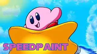 Kirby air riders- kirby speedpaint