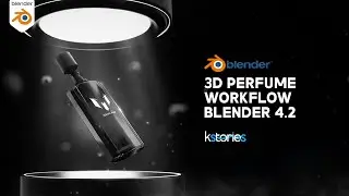 3D Perfume Product Visualization in Blender 4.2|Render Workflow #Blender#Visualization#3D#CGI