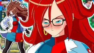 Android 21 Lab Coat Is TOO SICK | DBFZ Online Ranked Matches