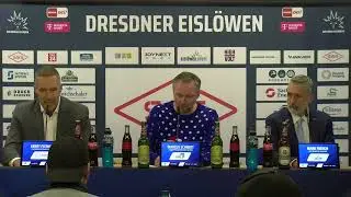 Pressekonferenz Spieltag 30 - Dresdner Eisl&ouml;wen vs. ERC Ingolstadt